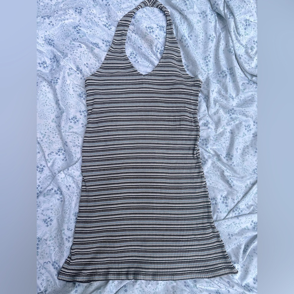 AE Stretch Halter Body Con Mini Dress